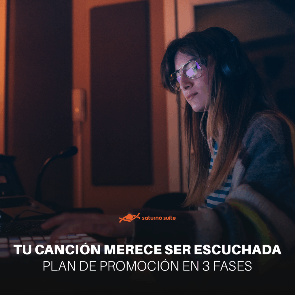 Tu canción merece ser escuchada: Plan de promoción en 3 fases