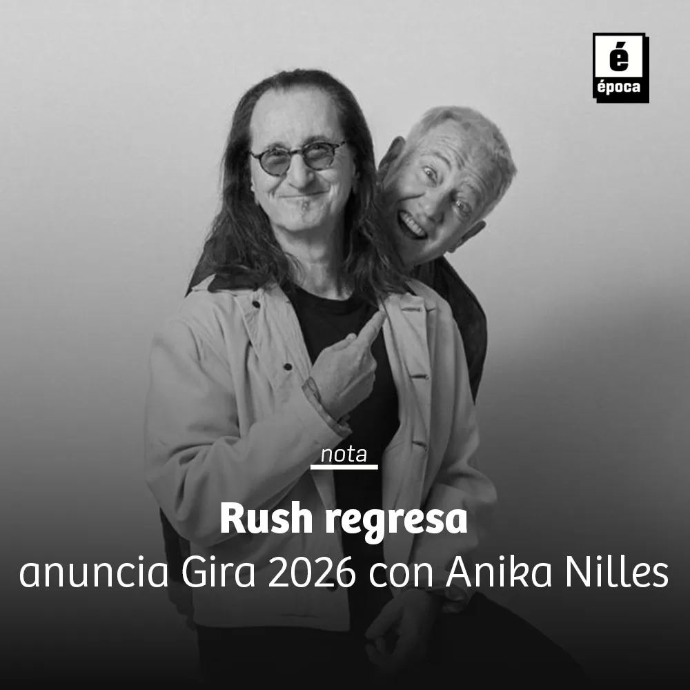 Rush regresa anuncia Gira 2026 con Anika Nilles
